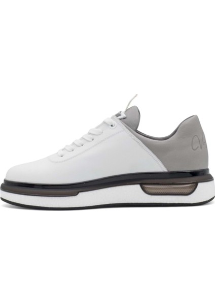 M057 Deri Erkek Sneaker Beyaz