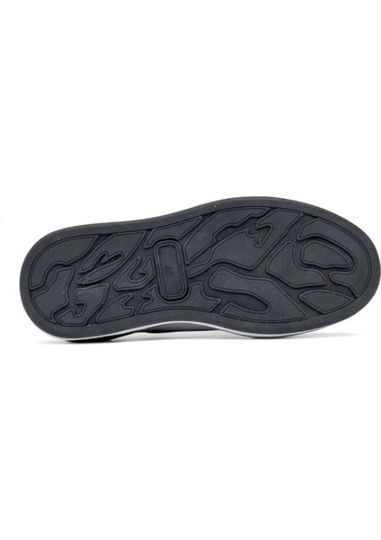M057 Deri Erkek Sneaker Beyaz