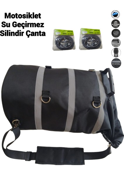 Motosiklet Su Geçirmez Silindir Çanta modelleri