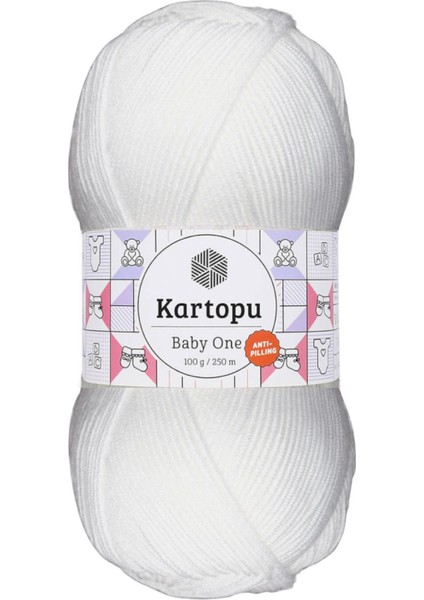 K.artopu Baby One Tüylenmeyen Bebek İpi Kar Beyaz K010