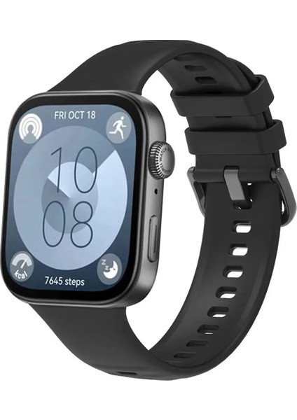 Huawei Watch Fit 3 Uyumlu A+ Kalite Yumuşak Jel Silikon Kordon/strap