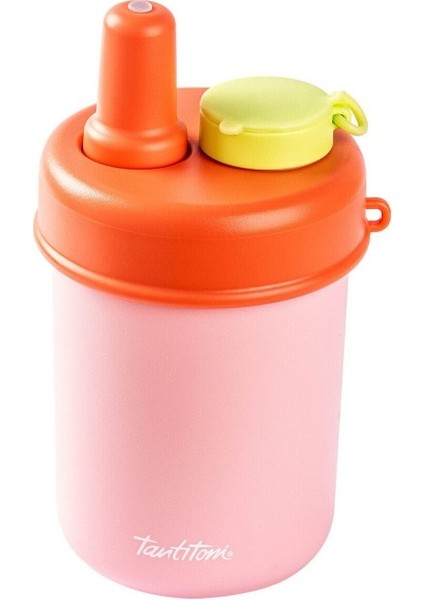 Pembe 2si 1 Arada Kapaklı Termos Bardak 480ML