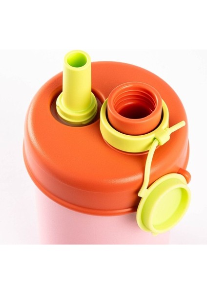 Pembe 2si 1 Arada Kapaklı Termos Bardak 480ML