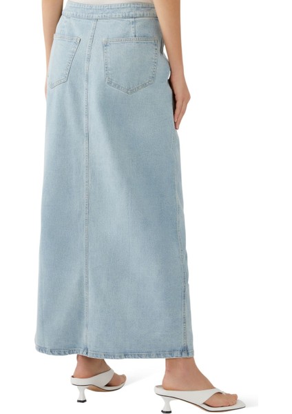 Kadınlar Için Şık A Kesim Denim Etek modelleri