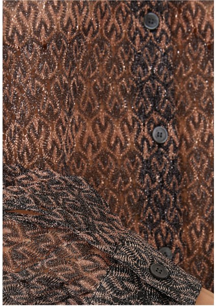 Işıltılı Şifon Dikişli Gömlek fırsatları