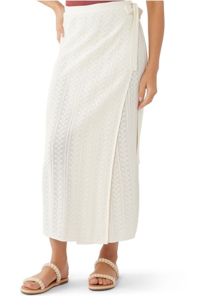 Bohem Dalgalar Midi Örgü Etek indirimleri