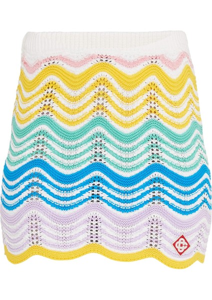 Dalgalarla Örgü Etek
