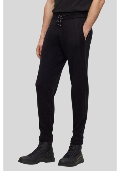 Jogger Yünlü Erkek Pantolon Siyah