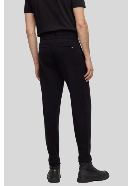 Jogger Yünlü Erkek Pantolon Siyah