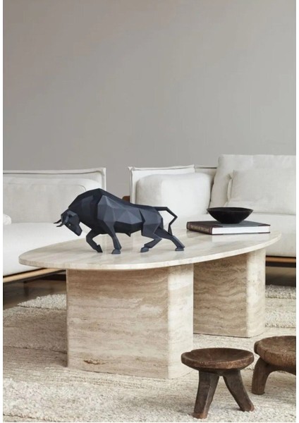 Bull Sculpture Origami Koleksiyonundan El Yapımı Porselen Boğa Heykeli fiyatları