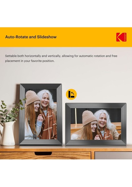 10.1 Inç Dijital Fotoğraf Çerçevesi, Wifi, 1280X800 Hd IPS Ekran, Fotoğraf ve Video Anında Paylaşım indirimleri