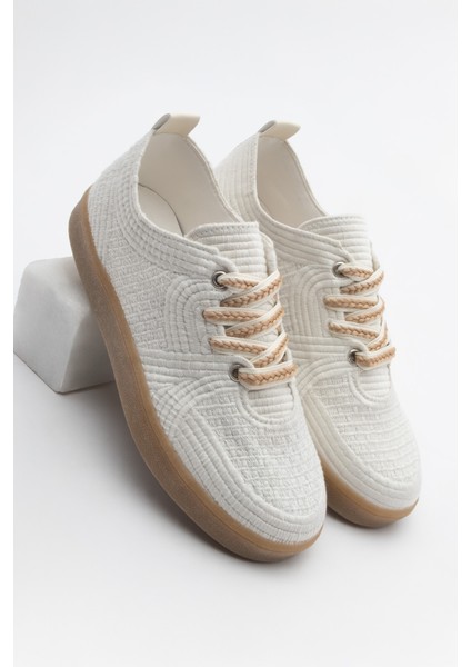 Kadın Sneaker Işlemeli Nakışlı Spor Ayakkabı Nolen