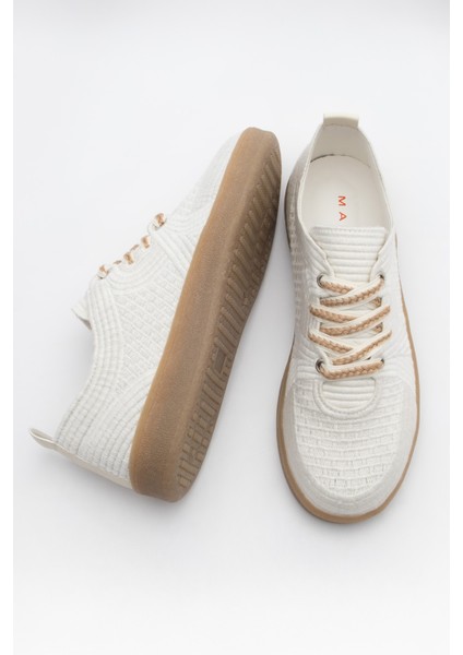 Kadın Sneaker Işlemeli Nakışlı Spor Ayakkabı Nolen