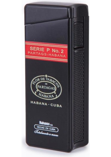 Tek Torch Pürmüz Partagas Serie P No:2 Özel Üretim Siyah Metal Puro Çakmağı fiyatları