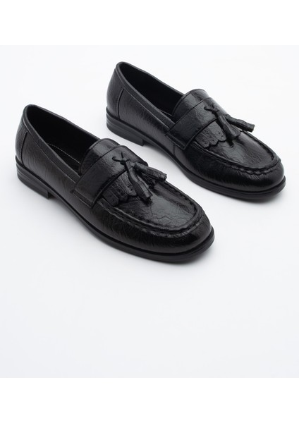 Kadın Loafer Püsküllü Günlük Ayakkabı Loriza Siyah indirimleri