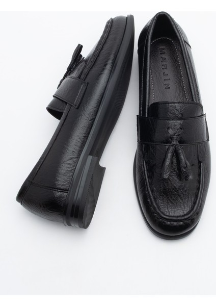 Kadın Loafer Püsküllü Günlük Ayakkabı Loriza Siyah