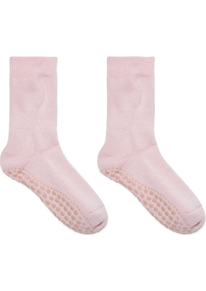 Kaymaz Tabanlı Çorap - Pembe