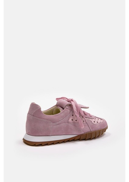 Minova Lila Deri Kadın Sneaker fırsatları
