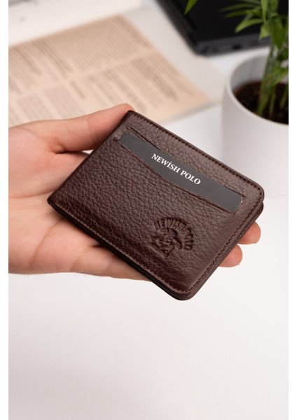 Erkek Deri Cüzdan ve Kartlık – NEWPOLO152- Siyah