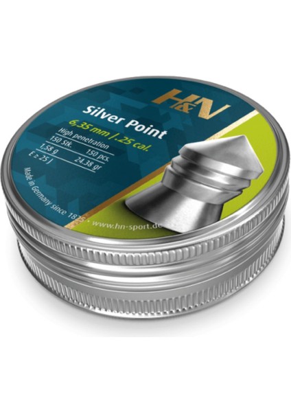 Sılver Poınt 6,35MM 24.38GR 150Lİ