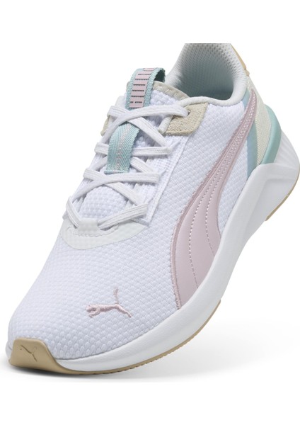 Softride Harli Wns Puma White-Alpine Snow-Rose Mauve Kadın Performans Ayakkabı