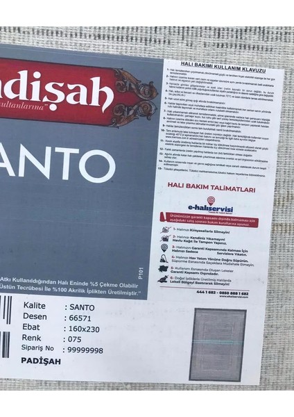 Halı Santo 66571 095 indirimleri