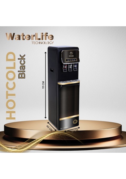 Waterlife Technology Su Arıtma Sebil (Siyah)