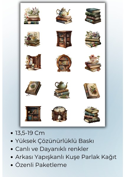 Vintage Planlayıcı Sticker Planner Ajanda Bullet Journal Için Uygun Etiket fiyatları