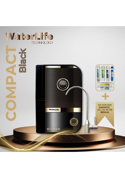 WaterLife Technology Compact Black ( Pompasız ) fırsatları