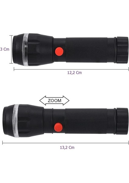 Ps-7083 Plastik Zoomlu Pilli El Feneri fiyatları