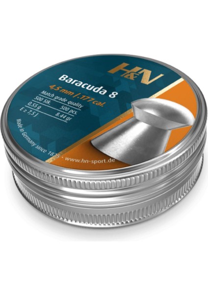 Baracuda 8 4,51MM 8.44GR 500LÜ