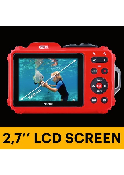 Pixpro Pack Wpz2 Dijital Kamera, Su Geçirmez & Darbelere Dayanıklı fiyatları
