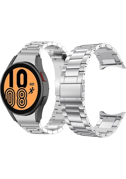 Galaxy Watch 4 5 6 7 Fe 40 44MM Classic 42 43 46 47MM Uyumlu Watch 5 Pro 45MM Metal Kordon