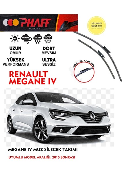 Megane 4 Silecek Takımı 2019 Model Araca Özel Aparat