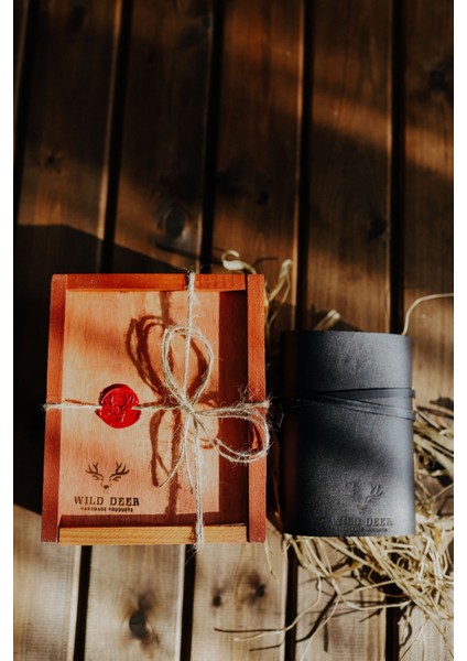 Handmade Deri Ajanda Günlük Hatıra Not Çizim Defteri El Yapımı Hediyelik Mat Siyah Kişiselleştirilebilir modelleri