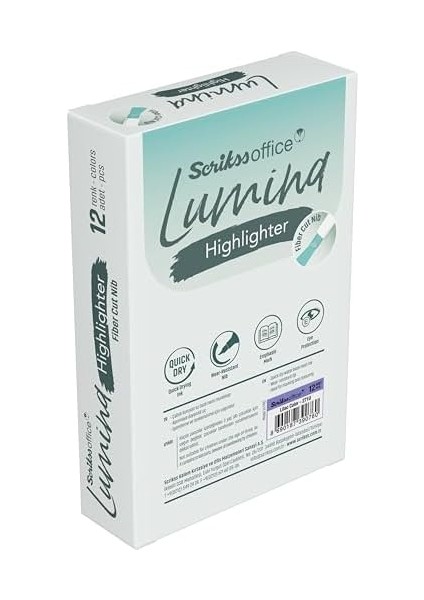 Office Lumina Fosforlu Kalem Lila Colour - 271U 12 Lik Amb