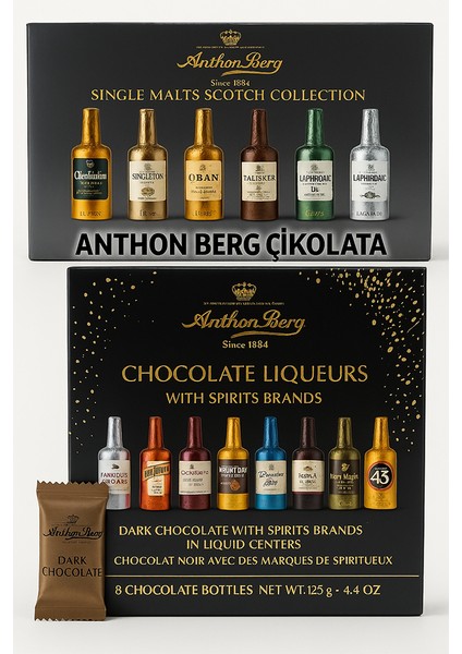Spirits Brands Çikolata 125 gr - Çikolata 78 gr Avantaj Paket