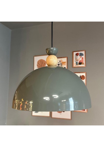 Yimpi Antrasit Avize Tekli Sarkıt Salon Kuaför Cafe Dekoratif Aydınlatma Pastane