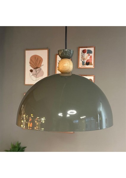 Yimpi Antrasit Avize Tekli Sarkıt Salon Kuaför Cafe Dekoratif Aydınlatma Pastane