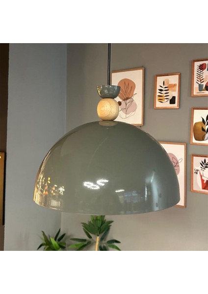 Yimpi Antrasit Avize Tekli Sarkıt Salon Kuaför Cafe Dekoratif Aydınlatma Pastane