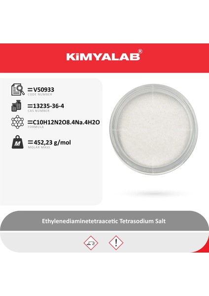 Edta-4Na 1 Kg / (Ethylenediaminetetraacetic Acid)