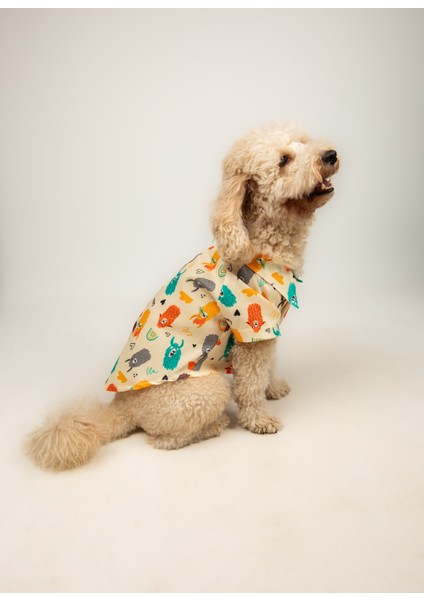 Furry - Küçük Orta Irk Özel Baskılı Kedi Köpek Kıyafeti modelleri
