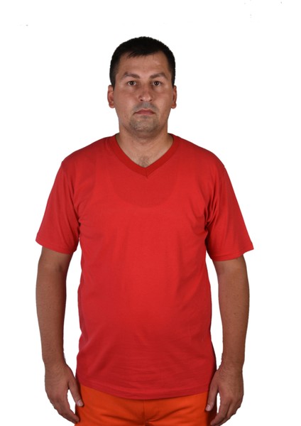 Tok Iş V Yaka Süprem Tişört