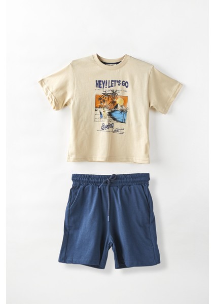 Mia Baby Basic Şortlu Takım