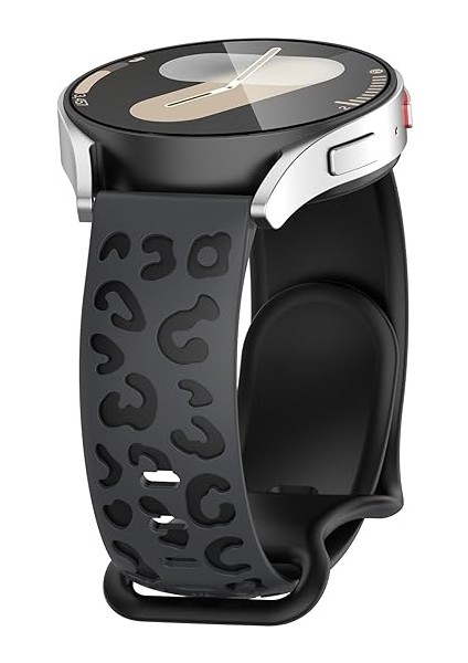 Huawei Watch 3 Gt Gt2 GT2E Gt3 Gt4 Gt5 Pro 46MM Ultimate Se Elite Kordon Leopar Desen Yumuşak Silikon Kordon