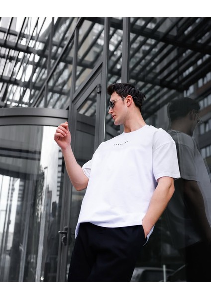 Downtown Baskılı Oversize Tshirt indirimleri
