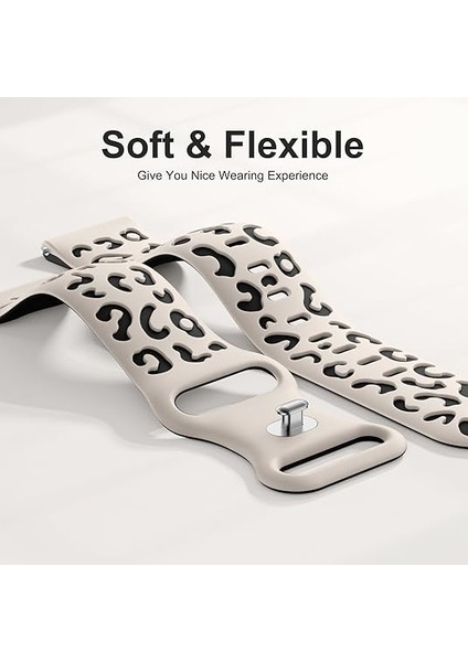 Huawei Watch 3 Gt Gt2 GT2E Gt3 Gt4 Gt5 Pro 46MM Ultimate Se Elite Kordon Leopar Desen Yumuşak Silikon Kordon modelleri