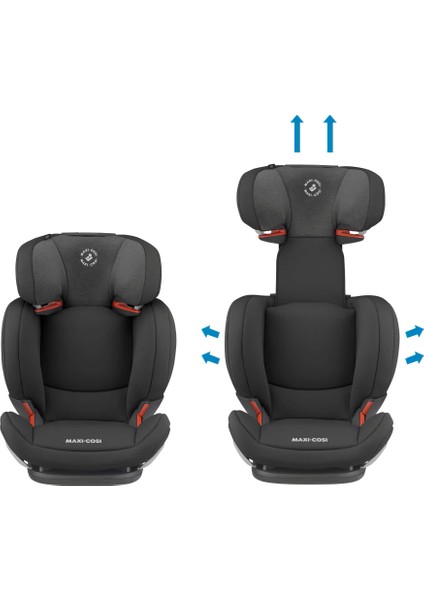 Rodifix Ap Nomad Grey İZOFİXLİ BAŞLIK AYARLI OTO KOLTUR MAXİ COSİ