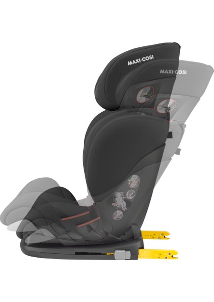 Rodifix Ap Nomad Grey İZOFİXLİ BAŞLIK AYARLI OTO KOLTUR MAXİ COSİ