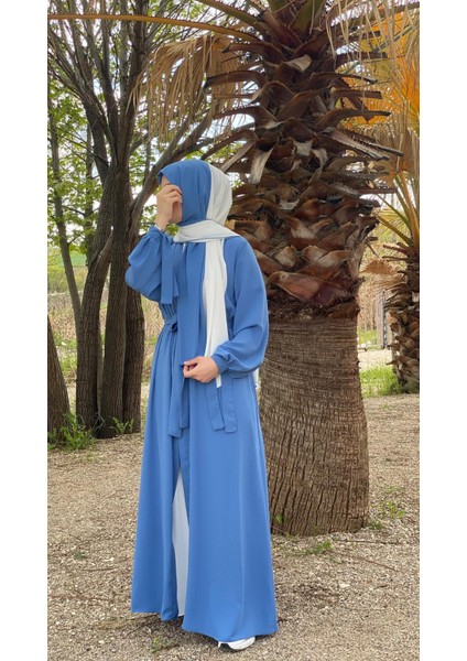 Kuşak Kol Detaylı Abaya Ferace